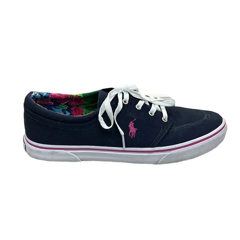 Polo Ralph Lauren Men's Faxon X Canvas Lace-Up Sneakers Size 12